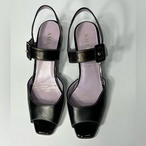 Black Women's Sandals Amalfi size 9N pre owned